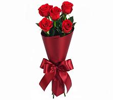 Букет 5 Красных роз Эдлесс Лав в Поселье