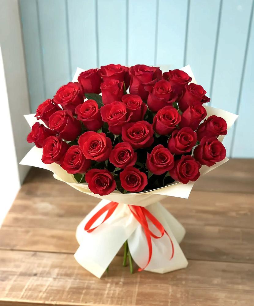 Букет 29 Красных роз в Поселье