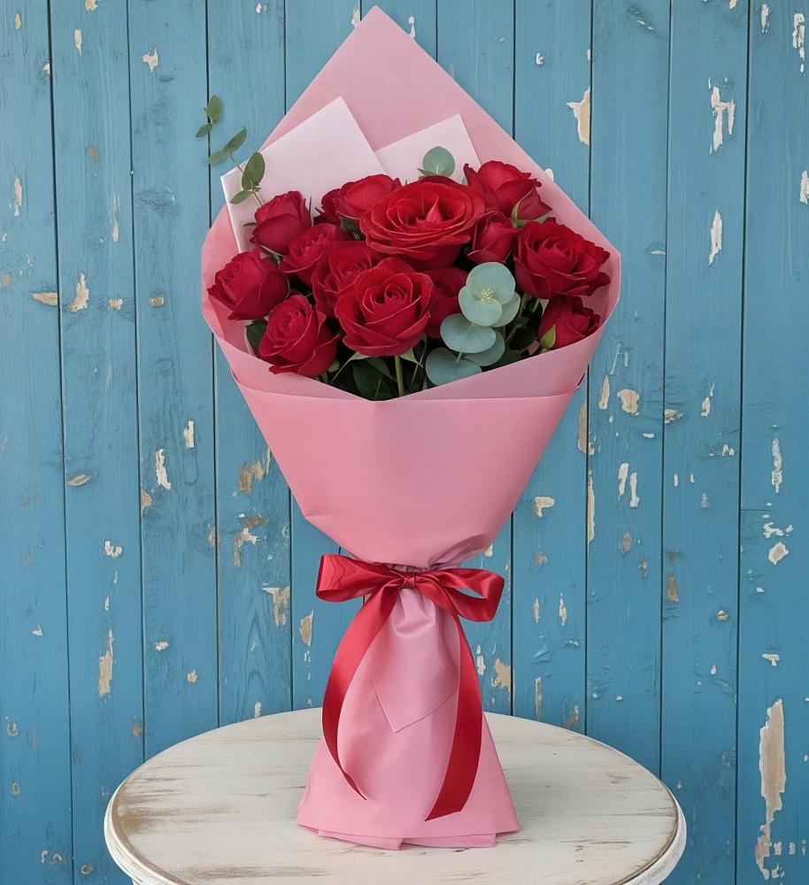 Букет цветов из: Розы в Поселье