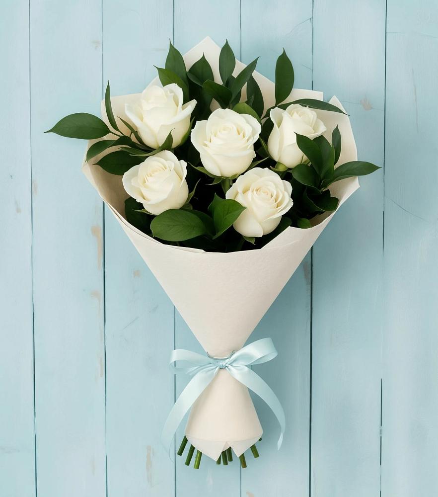 Букет цветов из: Розы в Поселье