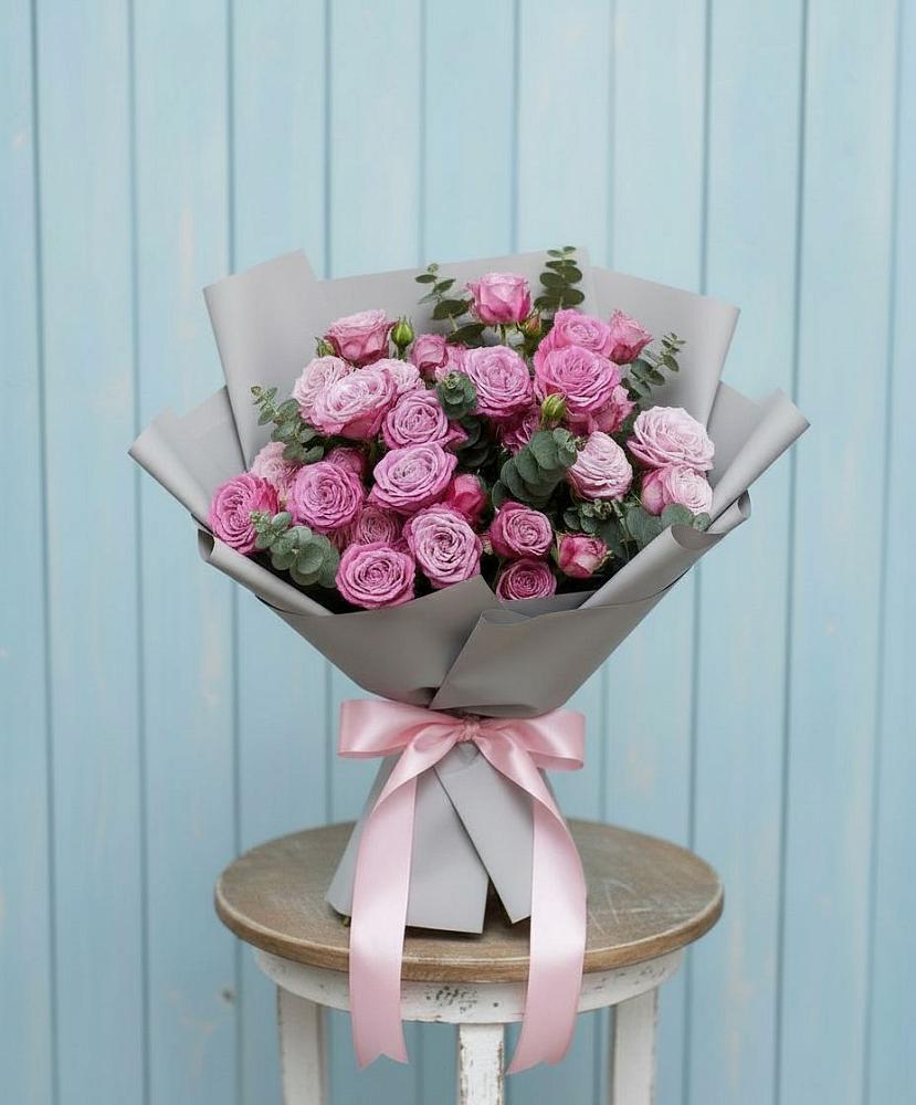 Букет цветов из: Розы в Поселье