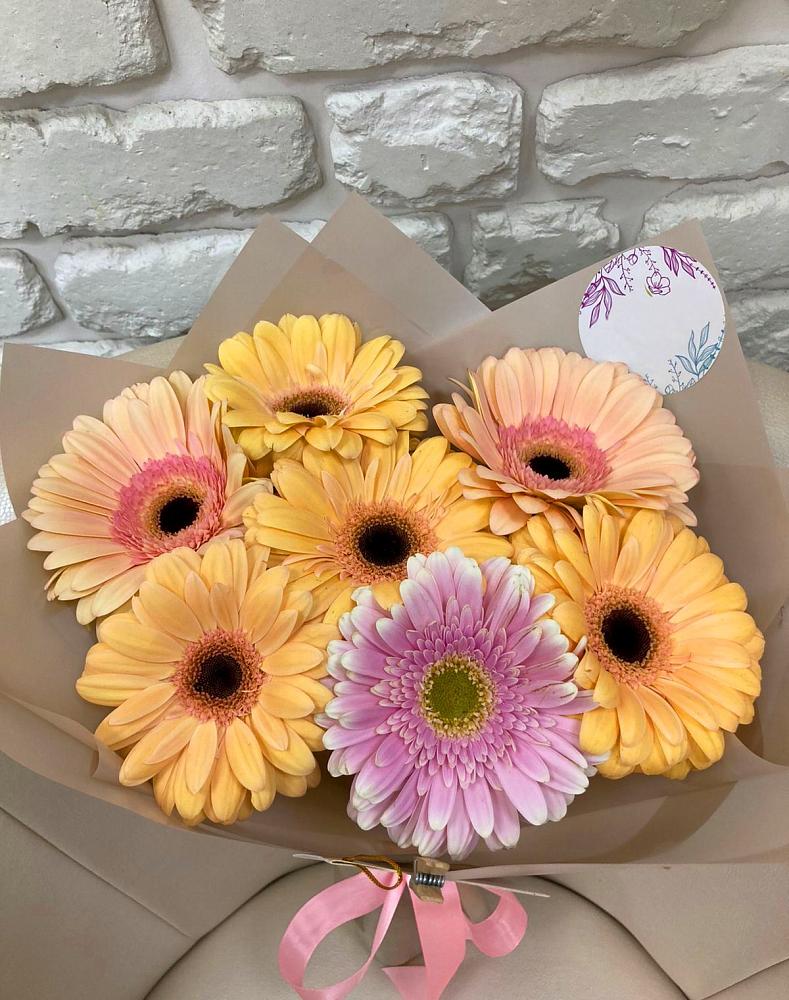 Букет цветов из: Герберы в Поселье