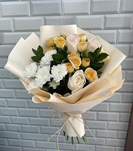 Букет цветов из:  Розы и Хризантемы в Поселье