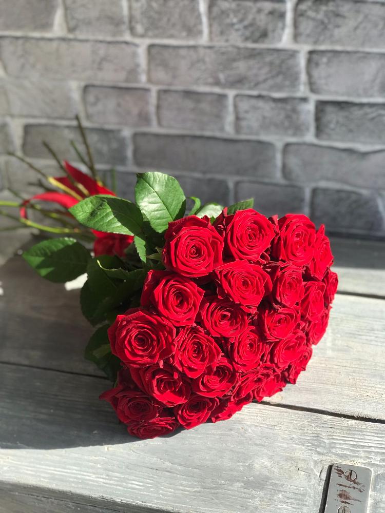 Букет Красные розы Фридом в Поселье