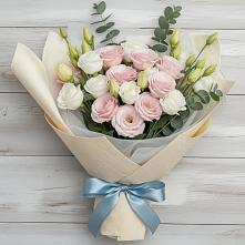 Букет цветов из:  Лизиантусы #REPLACE_PRED# Поселье