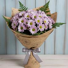 Букет цветов из:  Хризантемы в Поселье
