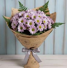 Букет цветов из:  Хризантемы в Поселье