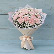 Букет цветов из:  Гвоздики в Поселье
