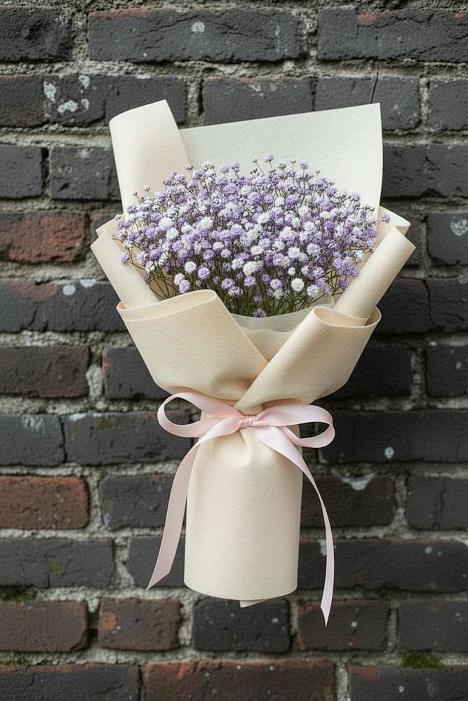 Букет цветов из: Гипсофила в Поселье