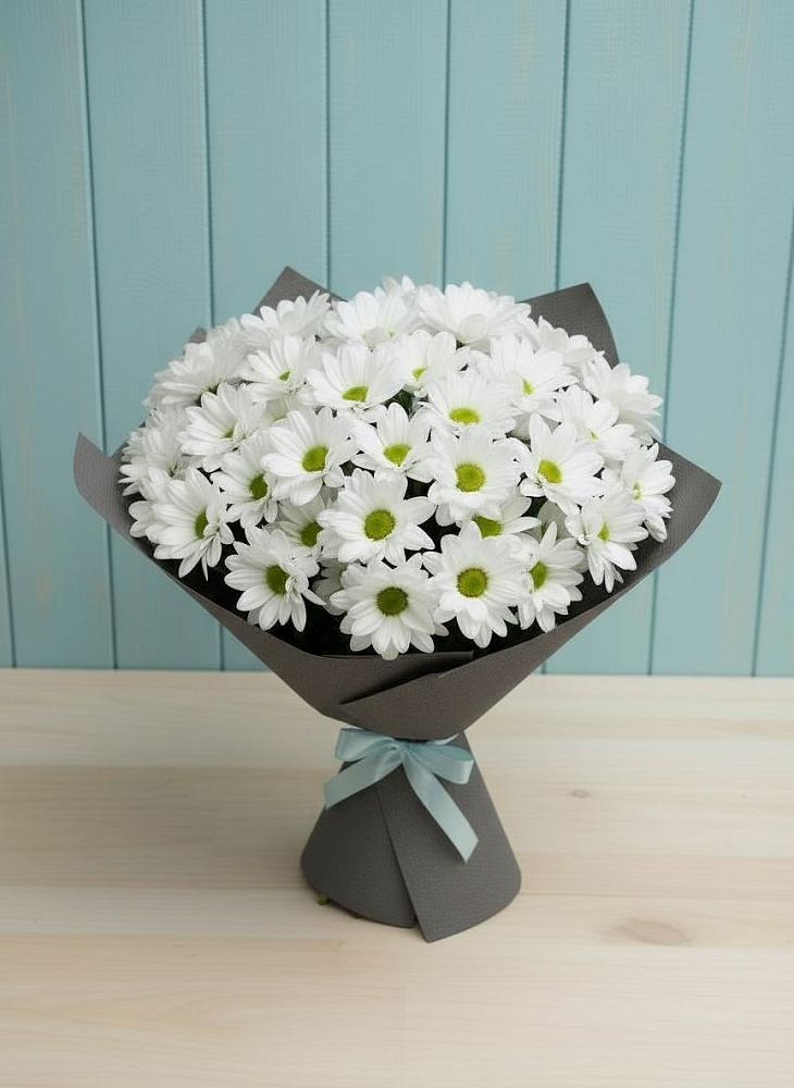 Букет цветов из: Хризантемы в Поселье