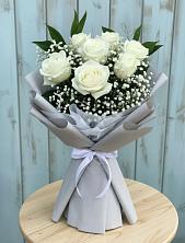 Букет цветов из:  Розы в Поселье