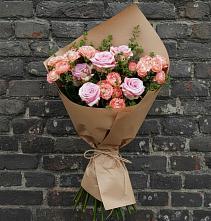 Букет цветов из:  Розы в Поселье
