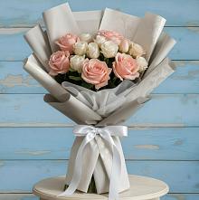 Букет цветов из:  Розы в Поселье