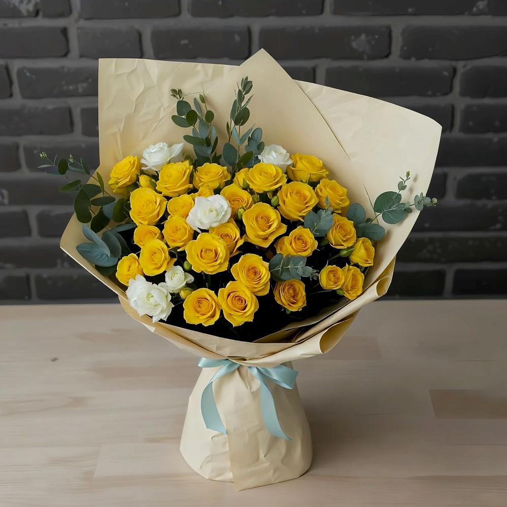 Букет цветов из: Розы в Поселье