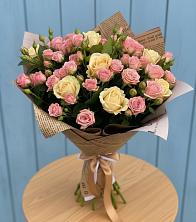 Букет цветов из:  Розы в Поселье