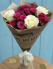 Букет цветов из:  Розы в Поселье