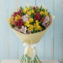 Букет цветов из:  Альстромерии #REPLACE_PRED# Поселье