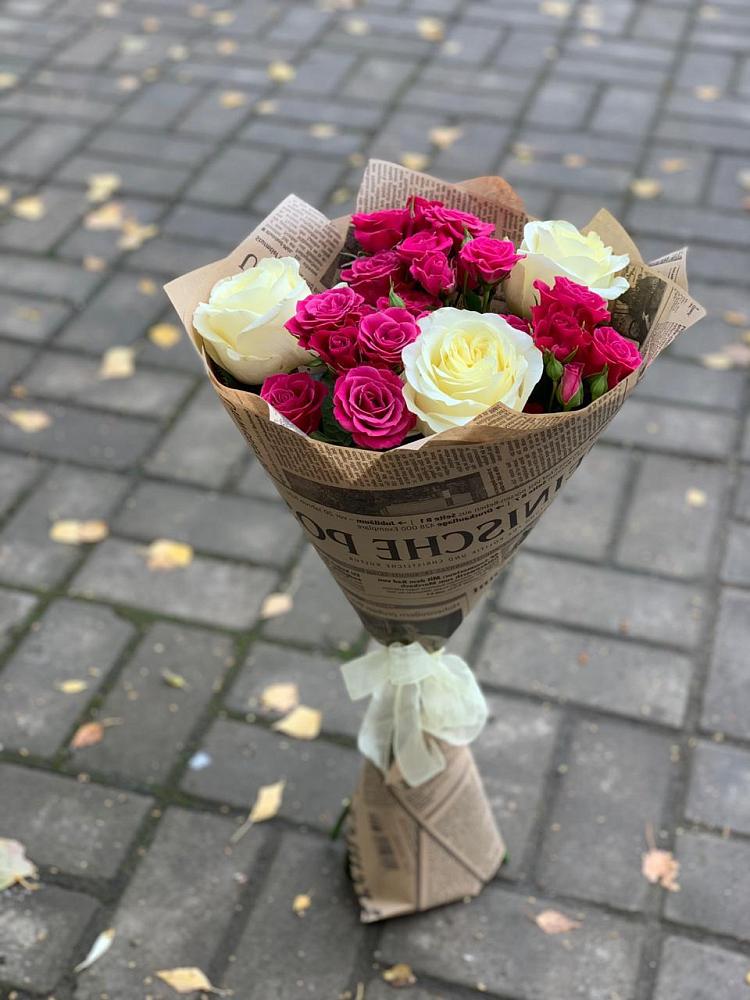 Букет цветов из: Розы в Поселье