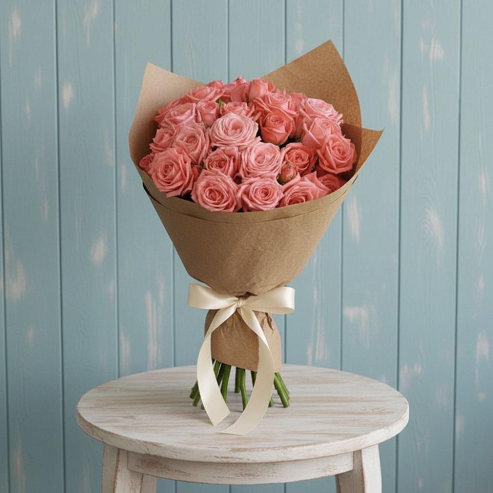 Букет цветов из: Розы в Поселье