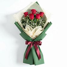 Букет цветов из:  Розы в Поселье