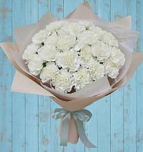 Букет цветов из:  Гвоздики #REPLACE_PRED# Поселье