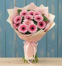 Букет цветов из:  Герберы в Поселье